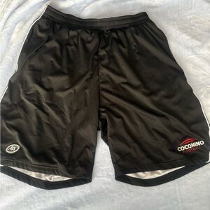 D1 Sports Brand Men’s XXL Coconino Football Flagstaff Black Basketball Shorts